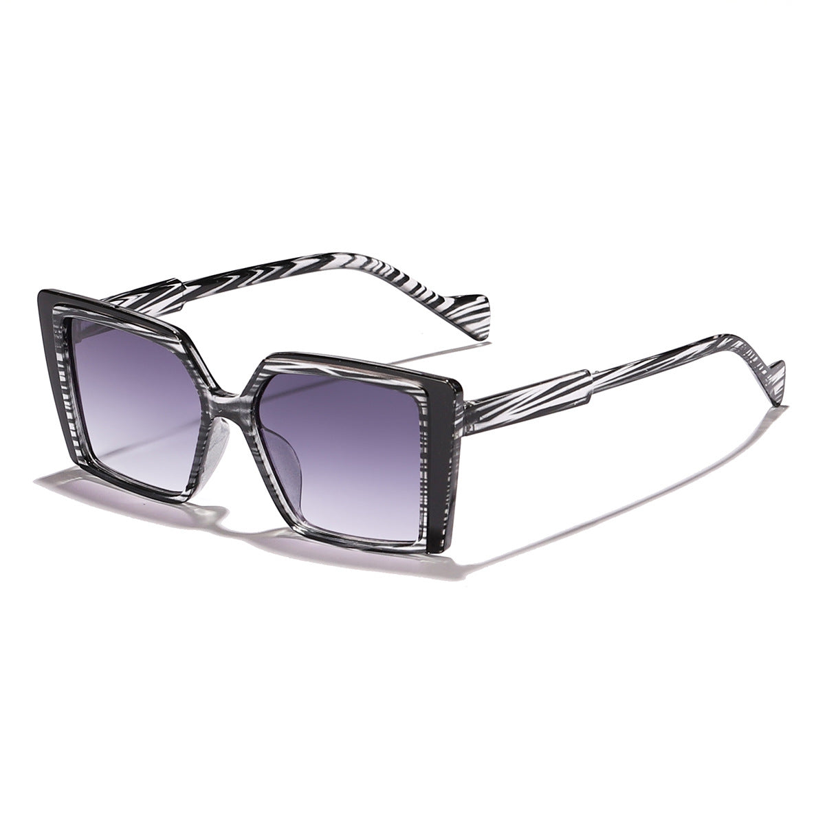 Women elegant square sunglasses with mirrored lenses Bowlift