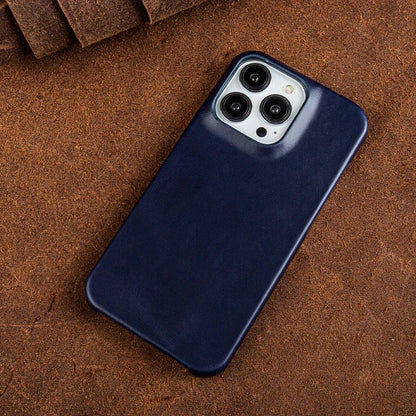 BowLift | Oil Wax Genuine Leather Apple iPhone Case