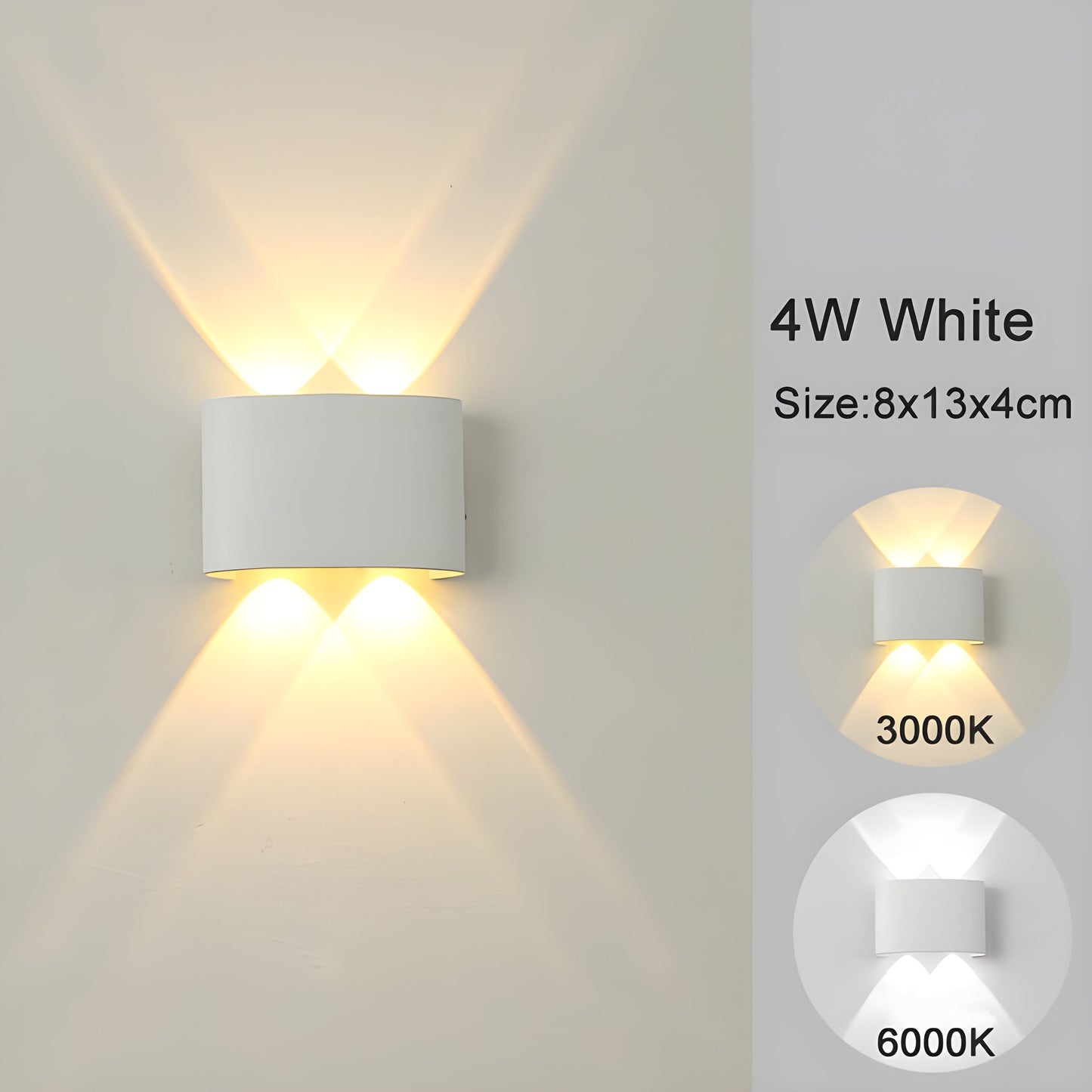 BowLift LED Wall-Mounted Lights – Versatile Indoor & Outdoor Illumination