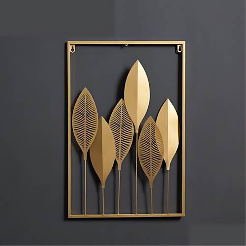 LZINA™ | LuxiLeaf - Golden Wall Decoration