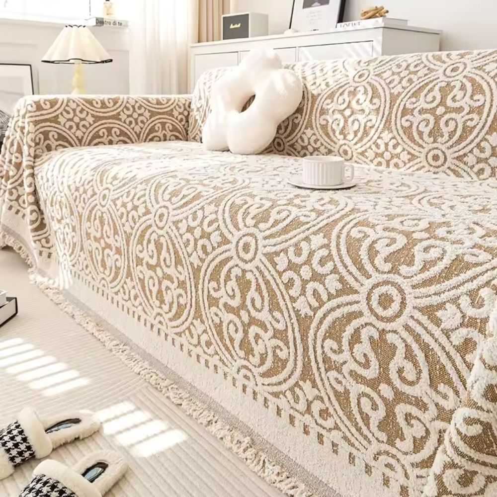 BowLift | Ornamental Jacquard Sofa Cover