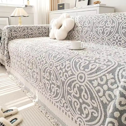 BowLift | Ornamental Jacquard Sofa Cover
