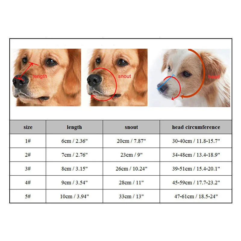 LZINA™ | Adjustable dog muzzle made of soft & flexible silicone
