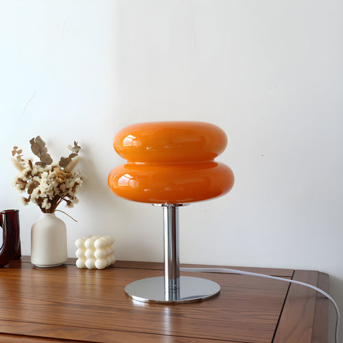 BowLift Italian Designer Glass Egg-Tart LED Table Lamp