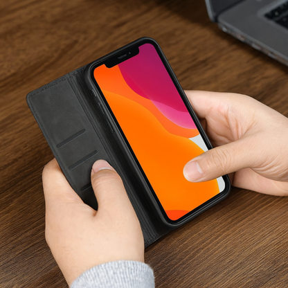 LZINA™ | Phone Case Leather Magnetic Shockproof Slim Cover
