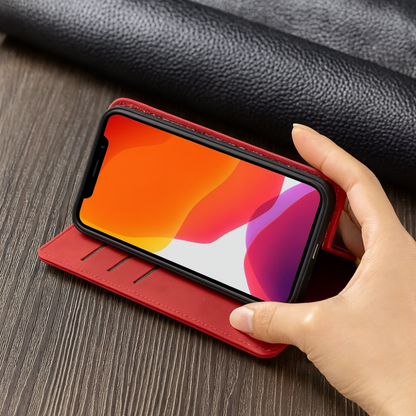 LZINA™ | Phone Case Leather Magnetic Shockproof Slim Cover