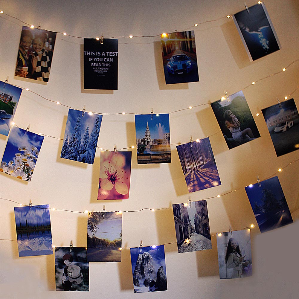 BowLift Photo Wall Fairy Light String - Illuminate Your Photo Display