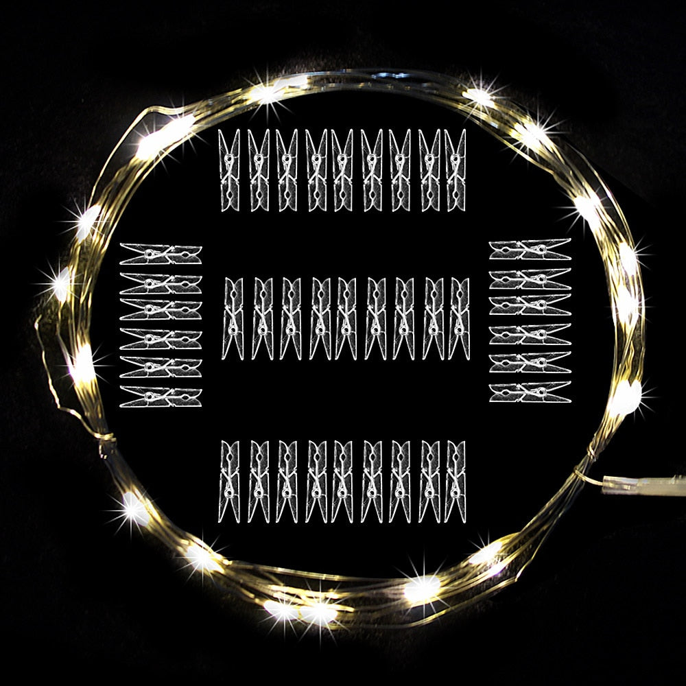 BowLift Photo Wall Fairy Light String - Illuminate Your Photo Display