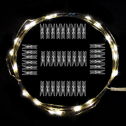 BowLift Photo Wall Fairy Light String - Illuminate Your Photo Display