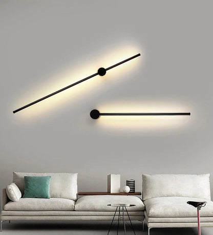 BowLift Urban Modern Minimalist LED Linear Wall Sconce — Sleek, Energy-Efficient Ambient Lighting