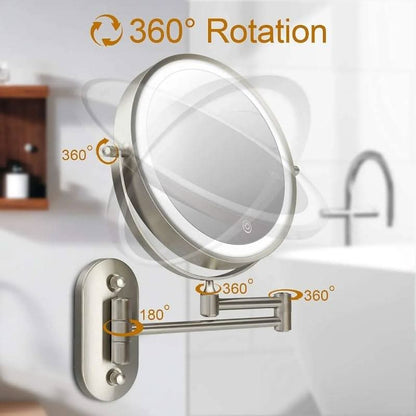 BowLift | LUXMIRROR – Deluxe Golden Makeup Mirror