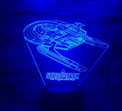 BowLift Star Trek 3D Optical Illusion Lamp — Bring the Star Trek Universe to Life