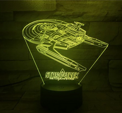 BowLift Star Trek 3D Optical Illusion Lamp — Bring the Star Trek Universe to Life