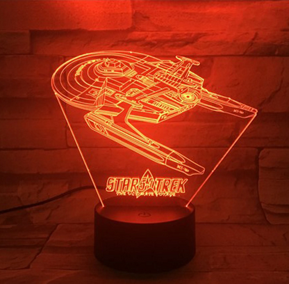 BowLift Star Trek 3D Optical Illusion Lamp — Bring the Star Trek Universe to Life