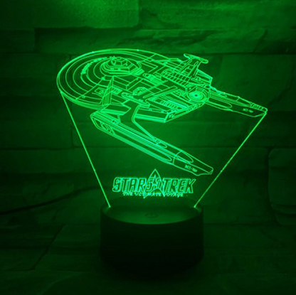 BowLift Star Trek 3D Optical Illusion Lamp — Bring the Star Trek Universe to Life