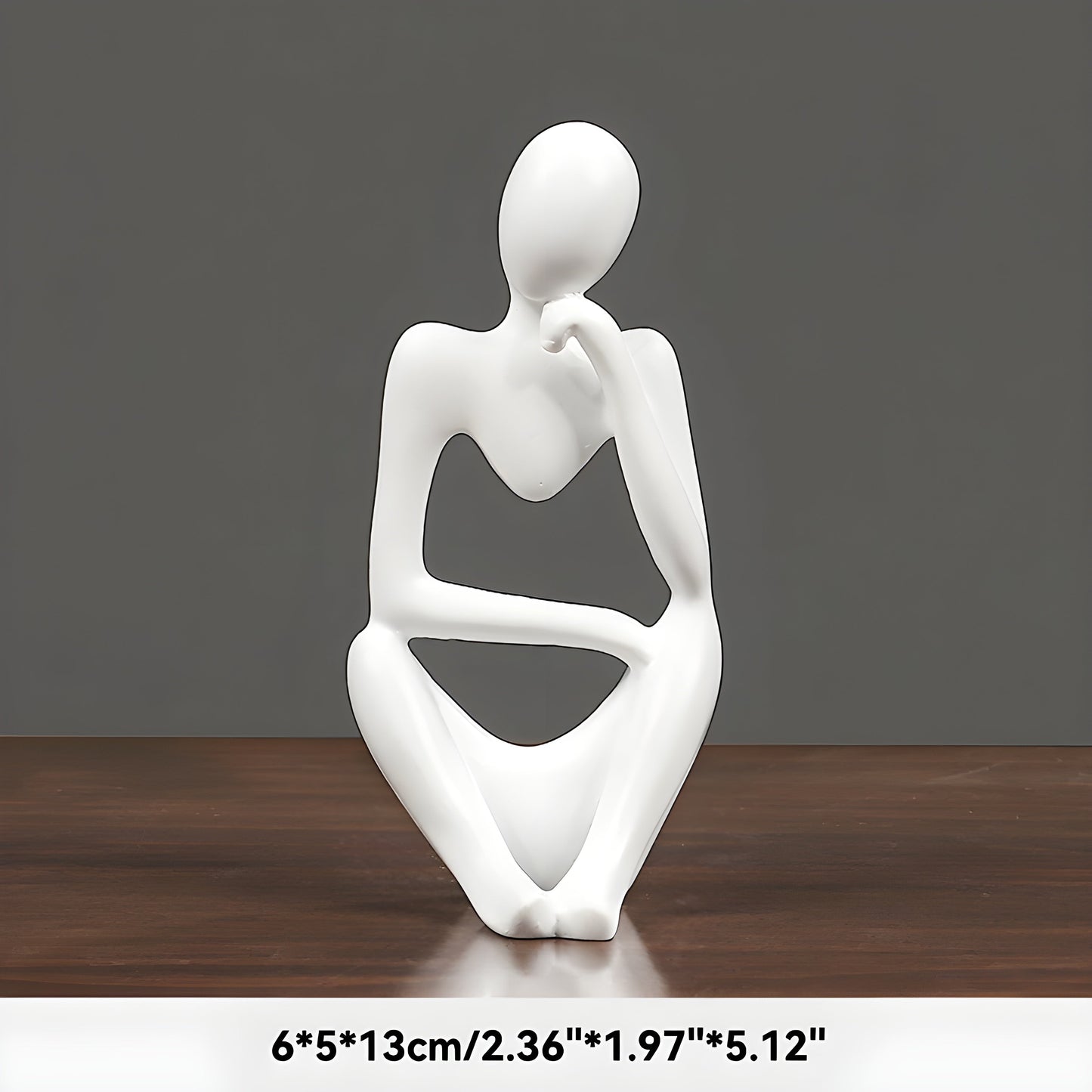 LZINA™ | Abstract Thinker Sculpture Home Decor