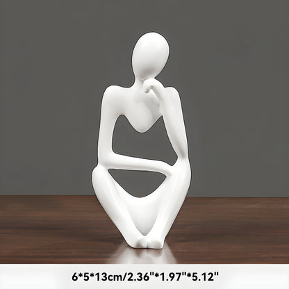 LZINA™ | Abstract Thinker Sculpture Home Decor