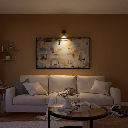 BowLift Spotlight Wireless Wall Lamp – 360° Rotation, Dimmable, Rechargeable Cordless Wall Light