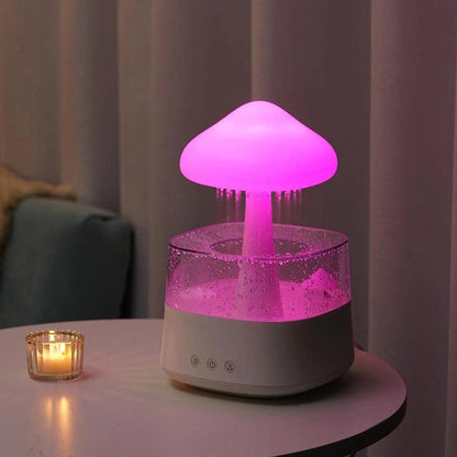BowLift Mushroom Cloud Rain Diffuser & Soothing Humidifier by Atumis