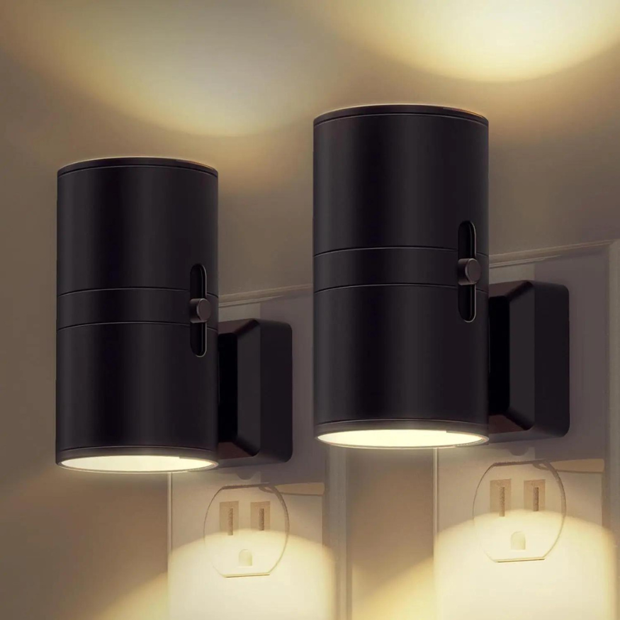 BowLift Dimmable Plug-In Night Light with Motion Sensor - Gentle LED Glow for Bedrooms, Hallways, and Stairs