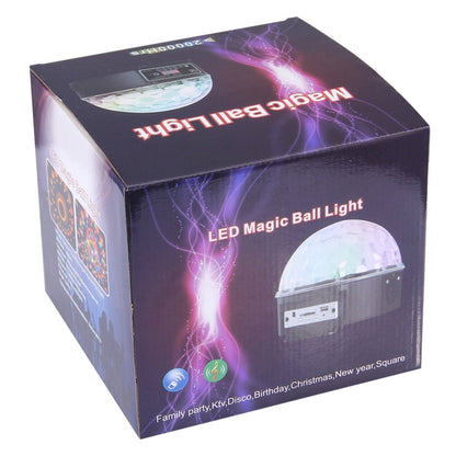 BowLift Digital LED RGB Crystal Ball Stage Light – DMX Effect, Multi-Color Pattern Lighting for Parties, Disco, DJ Booth & Bar