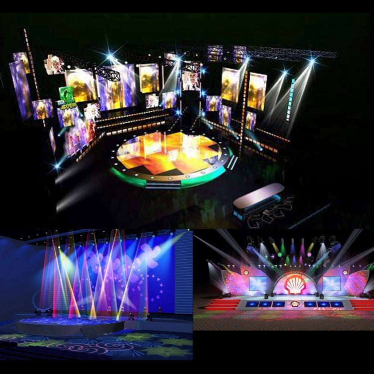 BowLift Digital LED RGB Crystal Ball Stage Light – DMX Effect, Multi-Color Pattern Lighting for Parties, Disco, DJ Booth & Bar