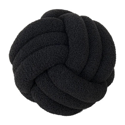 BowLift | Throw Pillow - Cozy - Hand-Knotted Ball - Sheepskin