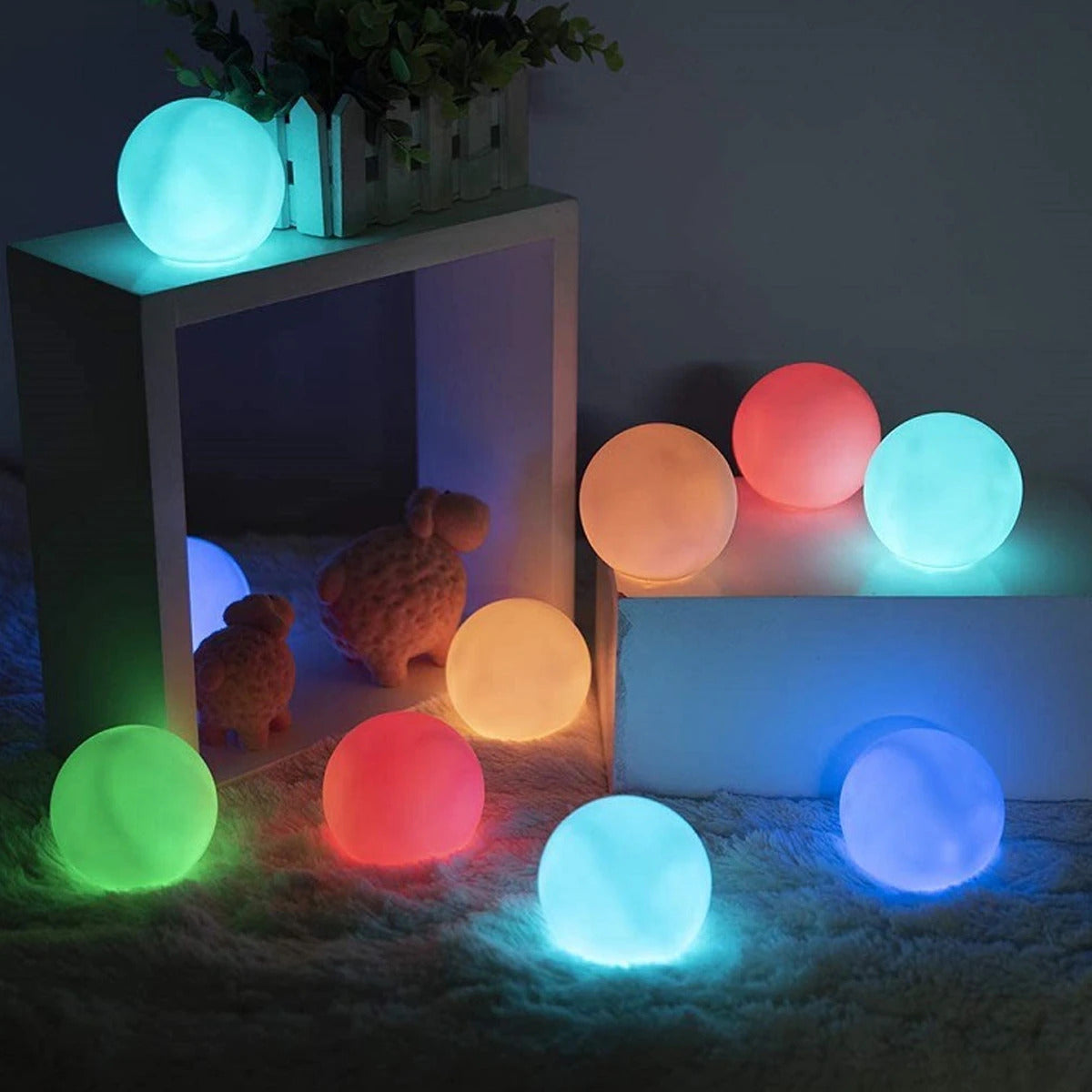 BowLift Moon Battery LED Table Lamp for Indoor & Outdoor Use
