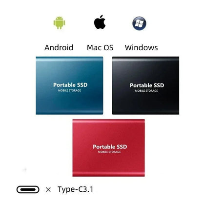 BowLift | Portable SSD 128GB Hard Drive External Storage Compact Fast Best Quality