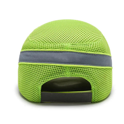 LZINA™ | Red Safety Bump Cap - Helmet with hard ABS inner core for head protection at home, work, and factory