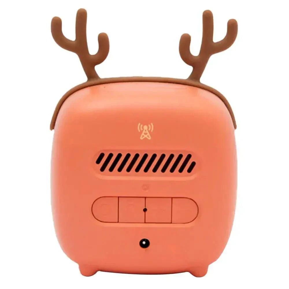 LZINA™ | Cartoon Bunny LED Alarm Clock with Night Light – Rechargeable, Cute Digital Display for Kids & Bedrooms