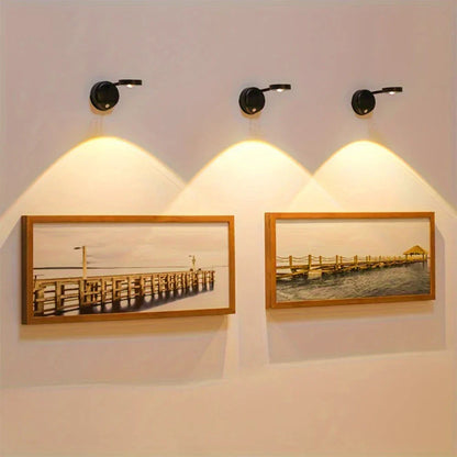 BowLift Wall Spot Light | SmartGlow Rechargeable LED with Motion Sensor