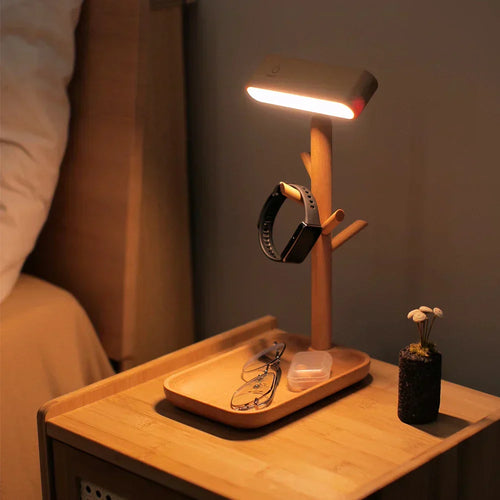 BowLift: Stylish Dimmable Table Lamp with Integrated Storage