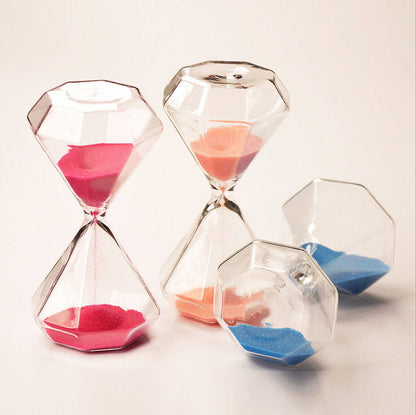 LZINA™ | 5–60 Minute diamond hourglass, hourglass, hourglass, children's gift, hourglass, home decoration, available in multiple color options