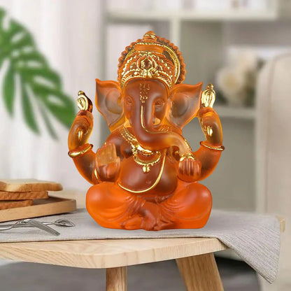 LZINA™ | Rare colored semi-transparent Ganesh statues for luck in your home