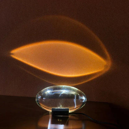 BowLift Crystal Sunset Sky Table Lamp - Elegant Glass Accent Lighting