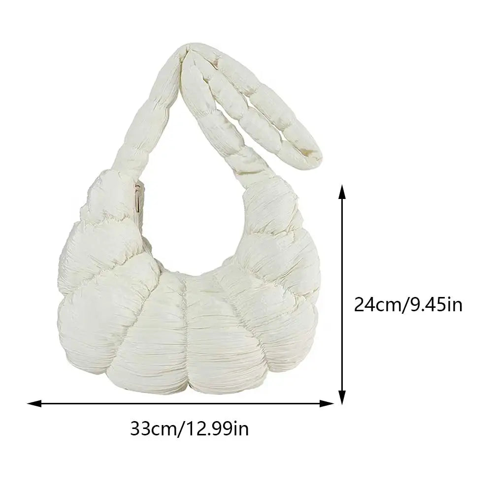 LZINA™ | Puff Croissant Shoulder Bag