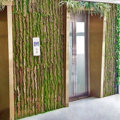 LZINA™ | DIY Wall Decoration Green Plant Bark