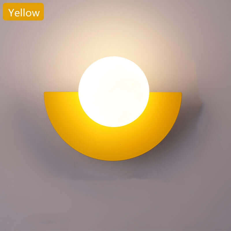 BowLift Half Moon Metal Wall Light – Modern Wall Sconce in 2 Sizes and a Variety of Colors