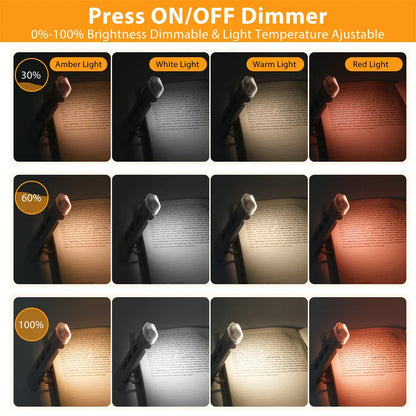 BowLift Clip-On Bookmark Light with Timer – Your Hands-Free Reading Companion