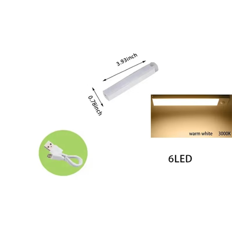 LZINA™ | Smart Sensor LED Night Light - Motion-Activated, Dimmable & Rechargeable