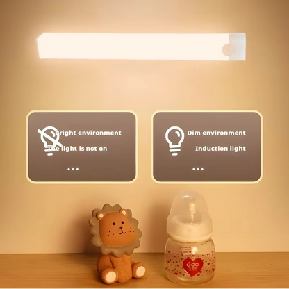 LZINA™ | Smart Sensor LED Night Light - Motion-Activated, Dimmable & Rechargeable