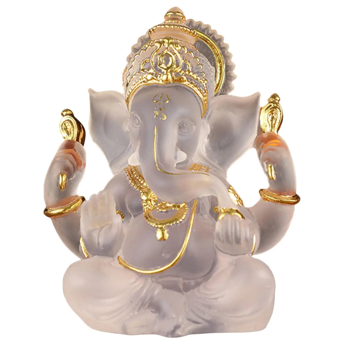 LZINA™ | Rare colored semi-transparent Ganesh statues for luck in your home