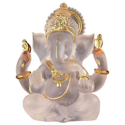 LZINA™ | Rare colored semi-transparent Ganesh statues for luck in your home
