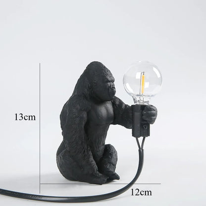 BowLift Angry Gorilla Table Lamp - Bold, Playful Night Light for Your Desk