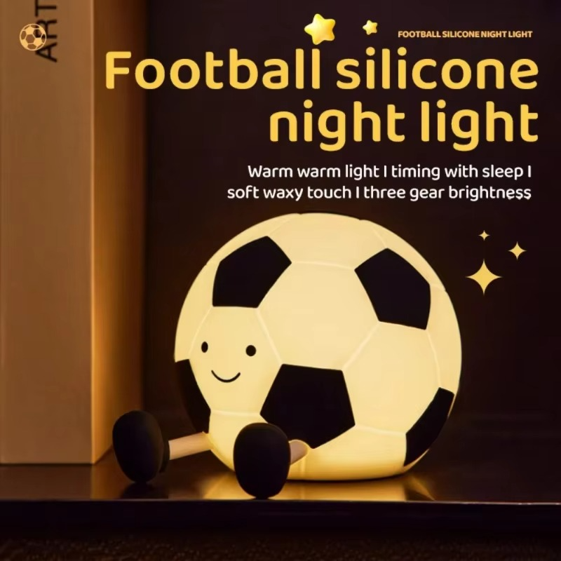 LZINA™ | Rechargeable Football Night Light with 3-Level Dimming