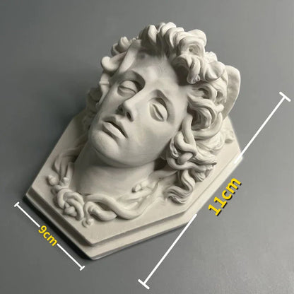 LZINA™ | Nordic INS Style Character Plaster Statue DIY Painted Sketch Photography Props Table Decorations Home Art Plaster Decoration