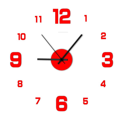 BowLift | Creative frameless wall clock