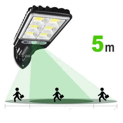 LZINA™ | Solar Wall Light with Motion Sensor | Garden and Street Lighting | LED Solar Lighting - DoorLed