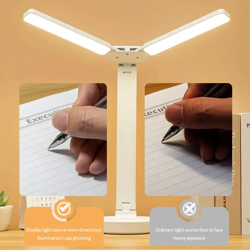 BowLift Adjustable Reading Lamp — Rechargeable, Dimmable, and Perfect for Your Phone Table